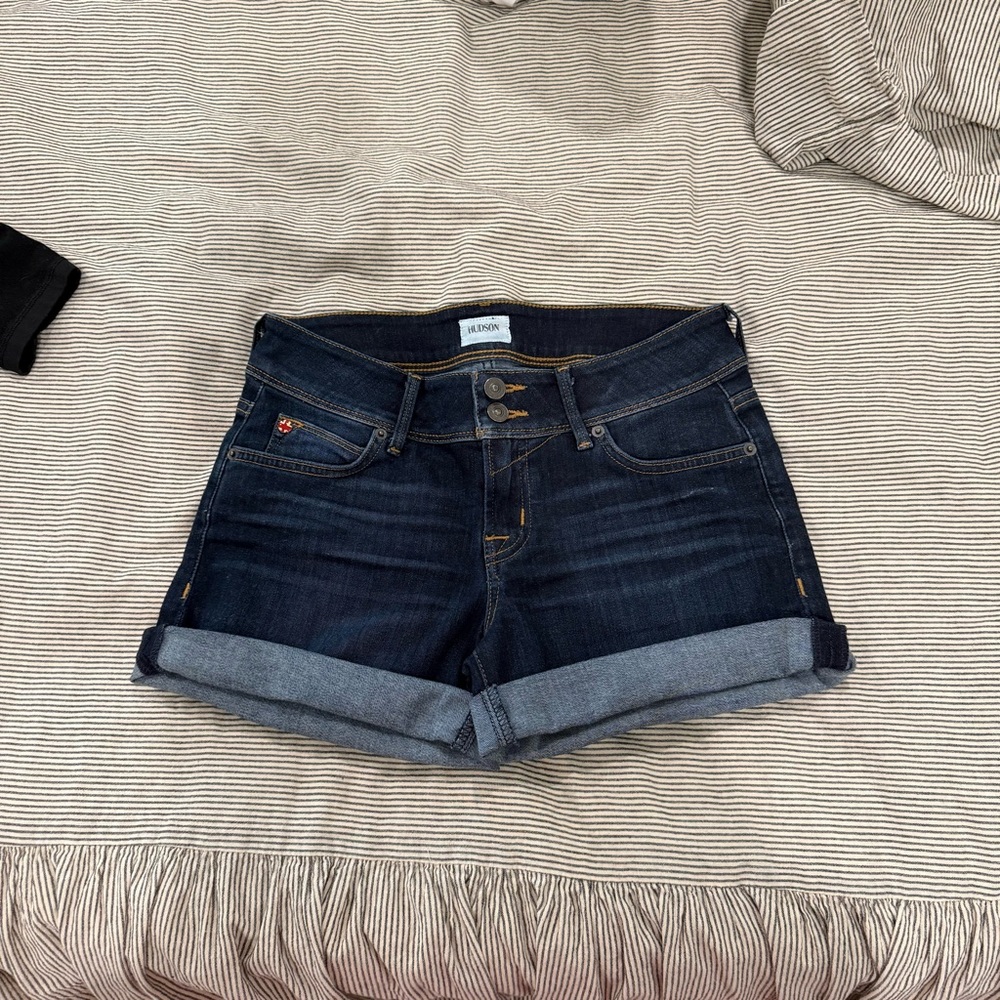 Hudson Dark Blue Denim Women's Shorts sz 26
